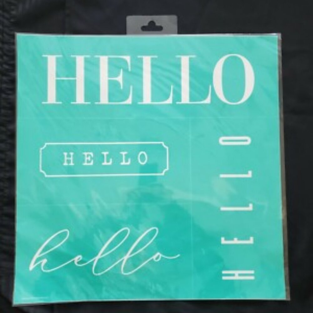 NWT Chalk Couture transfer - HELLO THERE